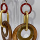Knock on Wood Drop Earrings