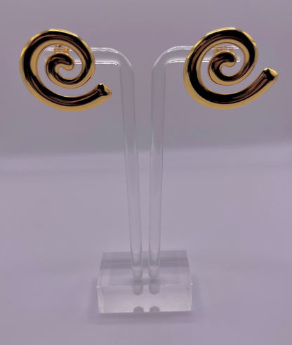 Mini Koru Kween Swirl Earrings