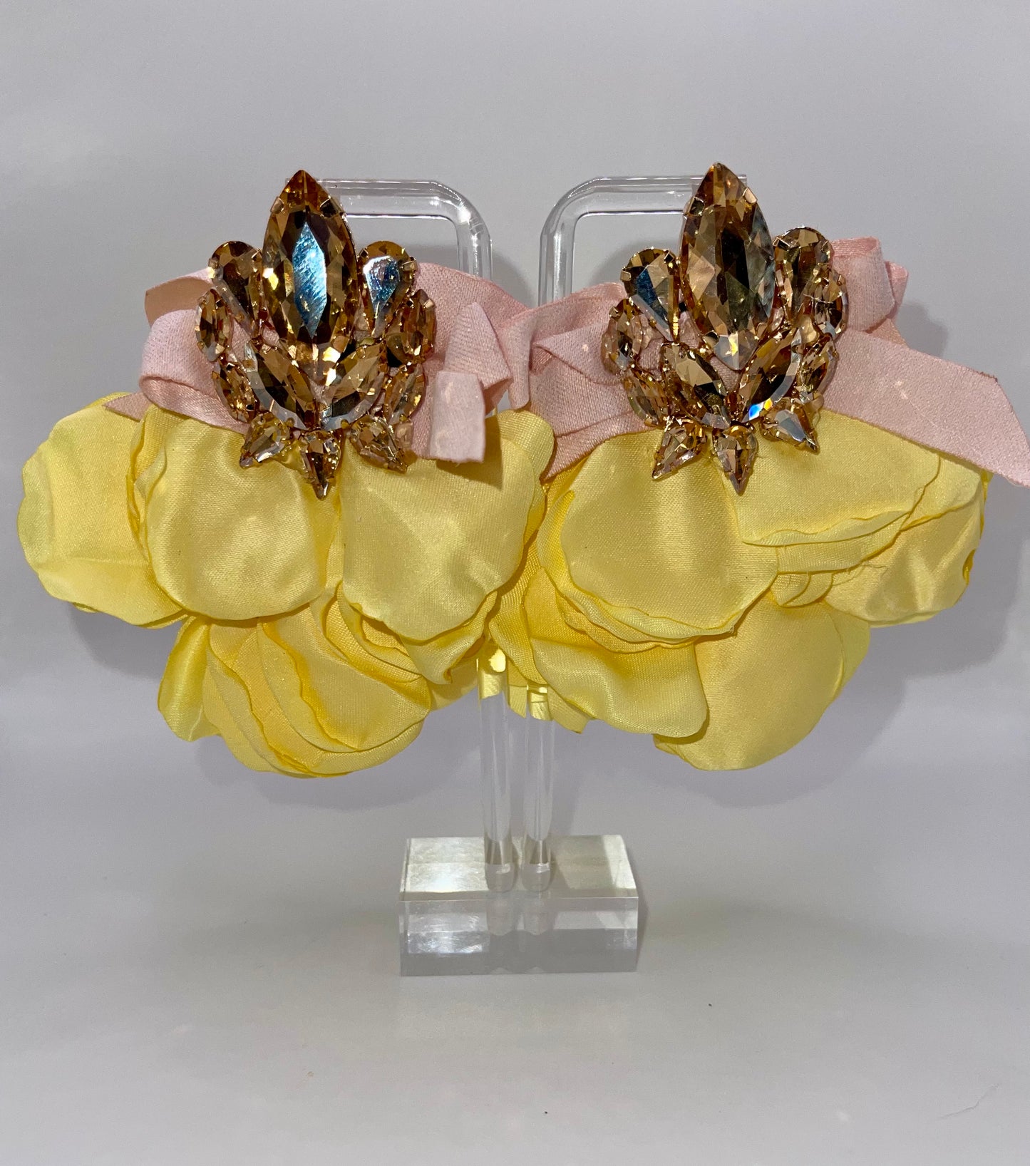 Pretty Petalons Crystal Drop Earrings