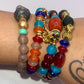 Just Beaded Multilayered Charm Bracelet Set