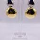 Two-Tone Drip Drop Earrings