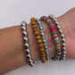 Texas Hold ‘Em Beaded Charm Bracelet