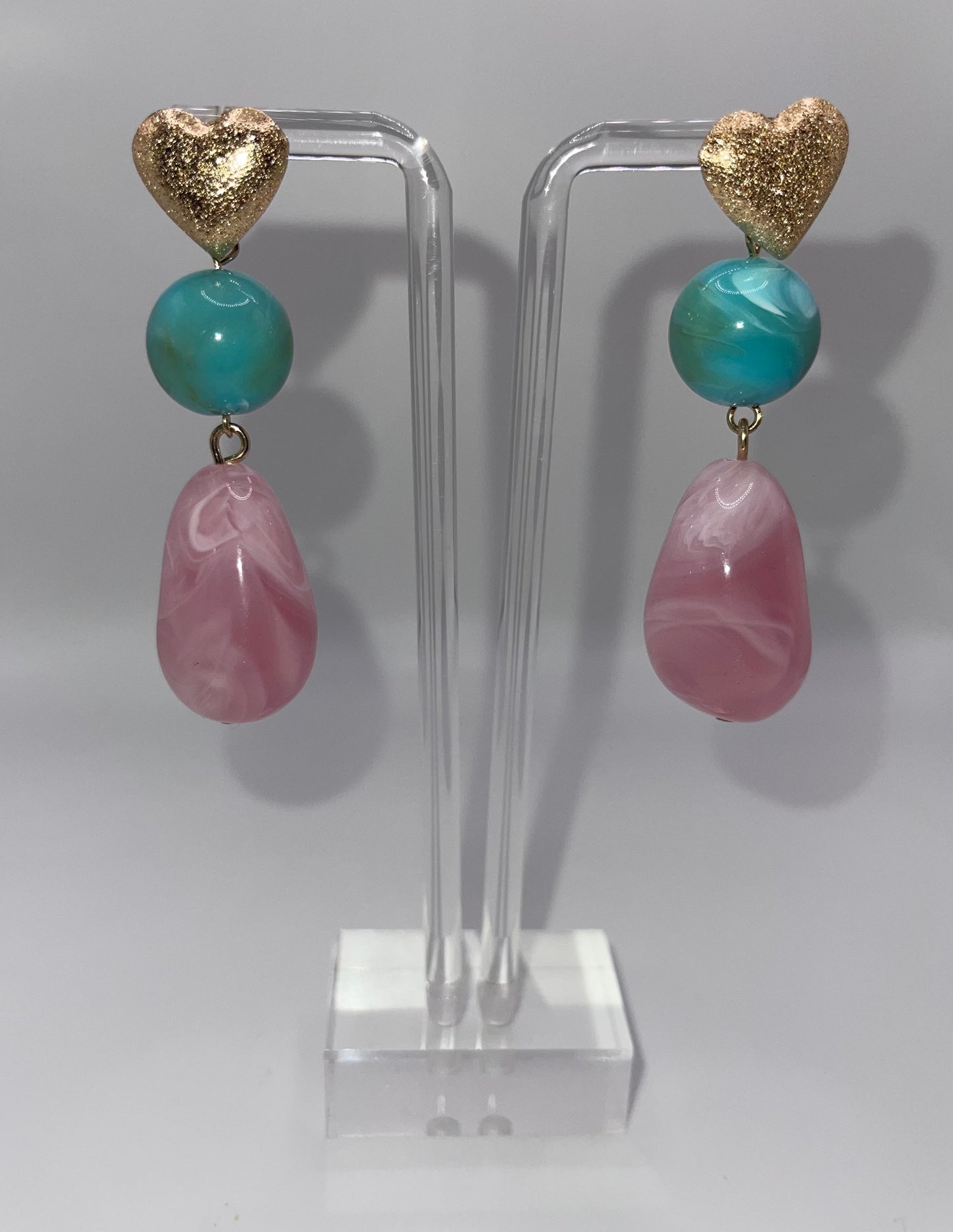 Cotton Candy Drop Earrings