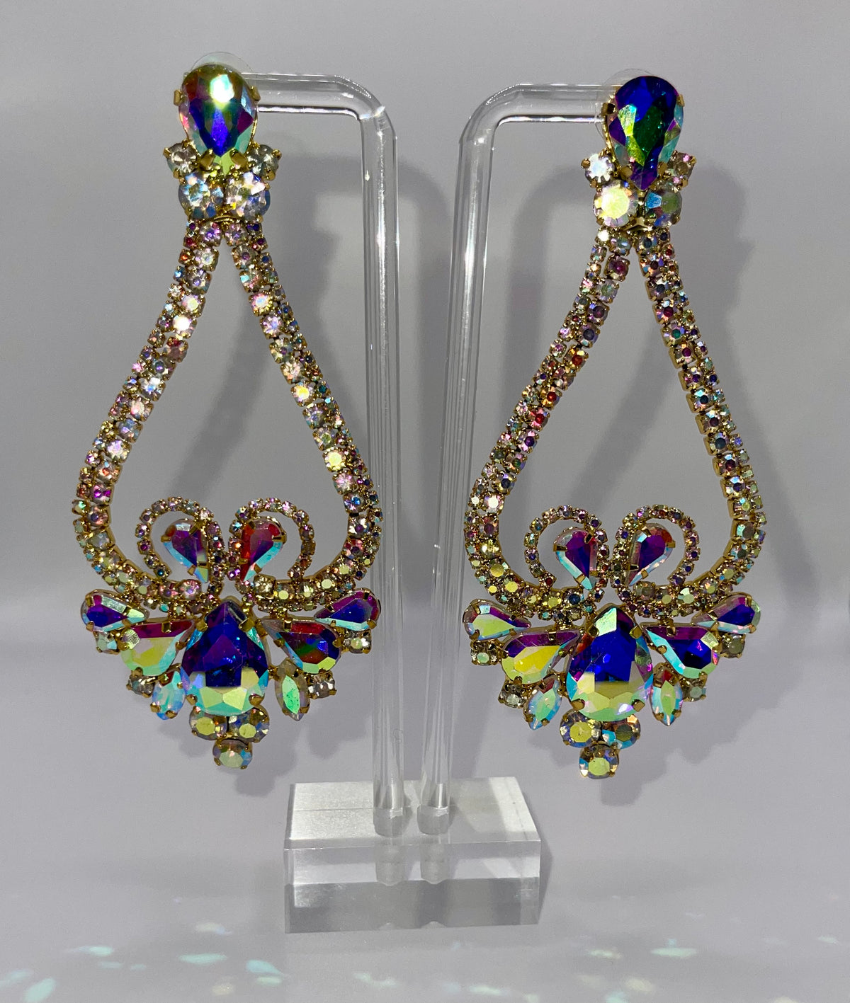 LUXE Droplet Chandelier Earrings