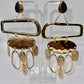 Melanin Pride Gold Drop Earrings