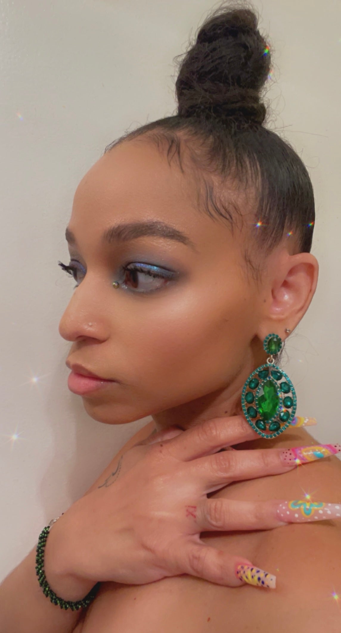 Money Green with Envy Drop Earrings