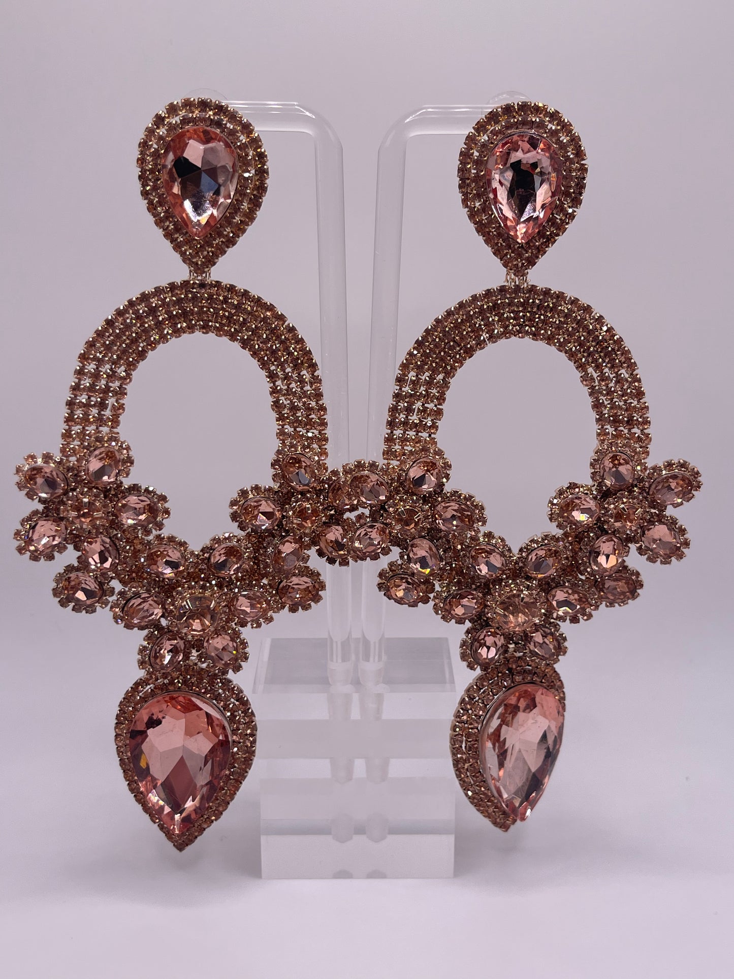 LUXE Cullinan Stone Chandelier Earrings