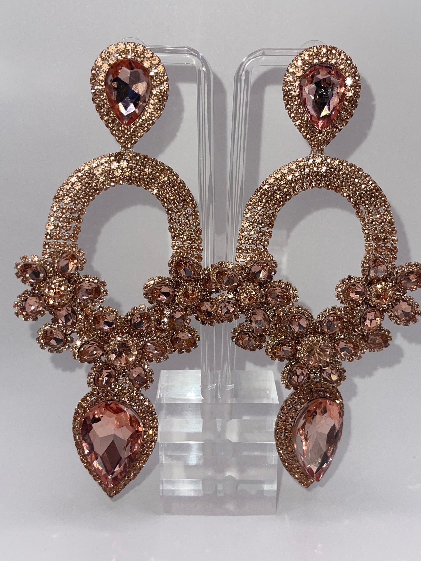 LUXE Cullinan Stone Chandelier Earrings