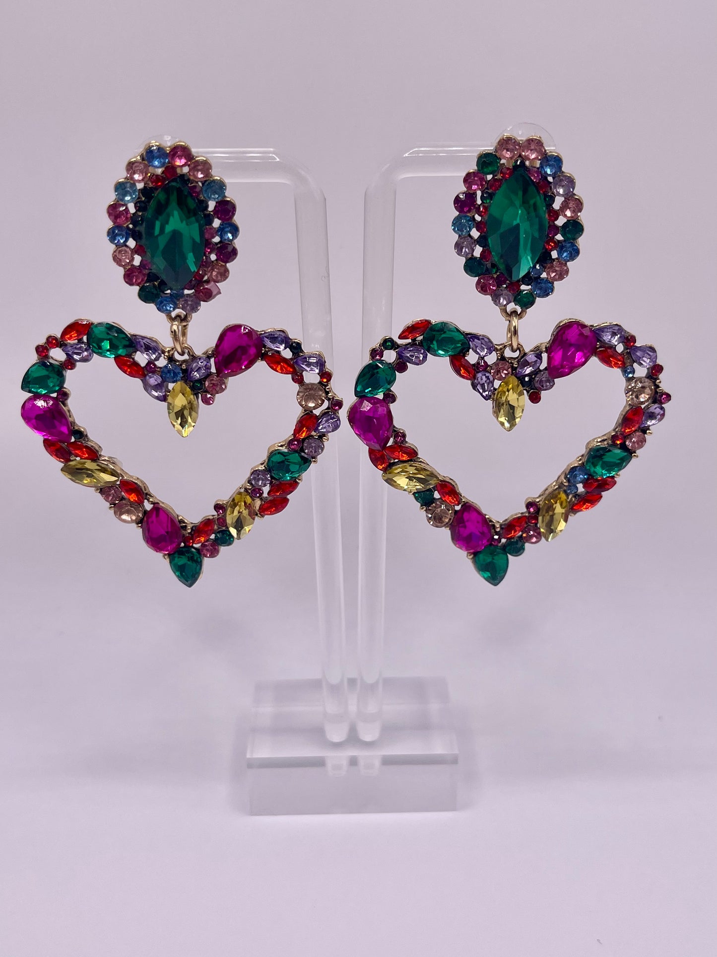 Pretty Heart Drop Earrings