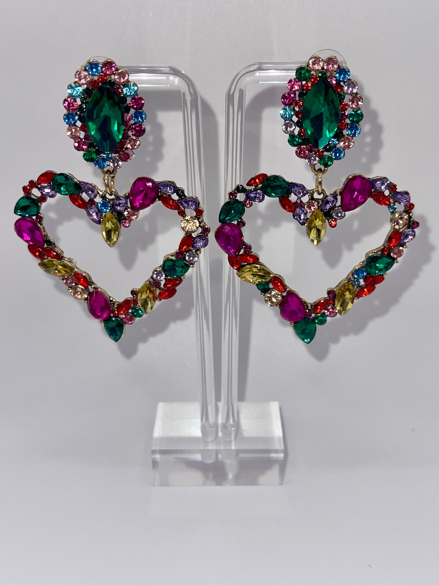 Pretty Heart Drop Earrings