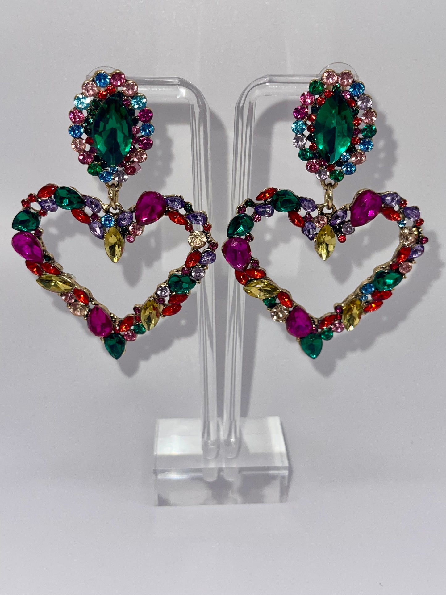 Pretty Heart Drop Earrings