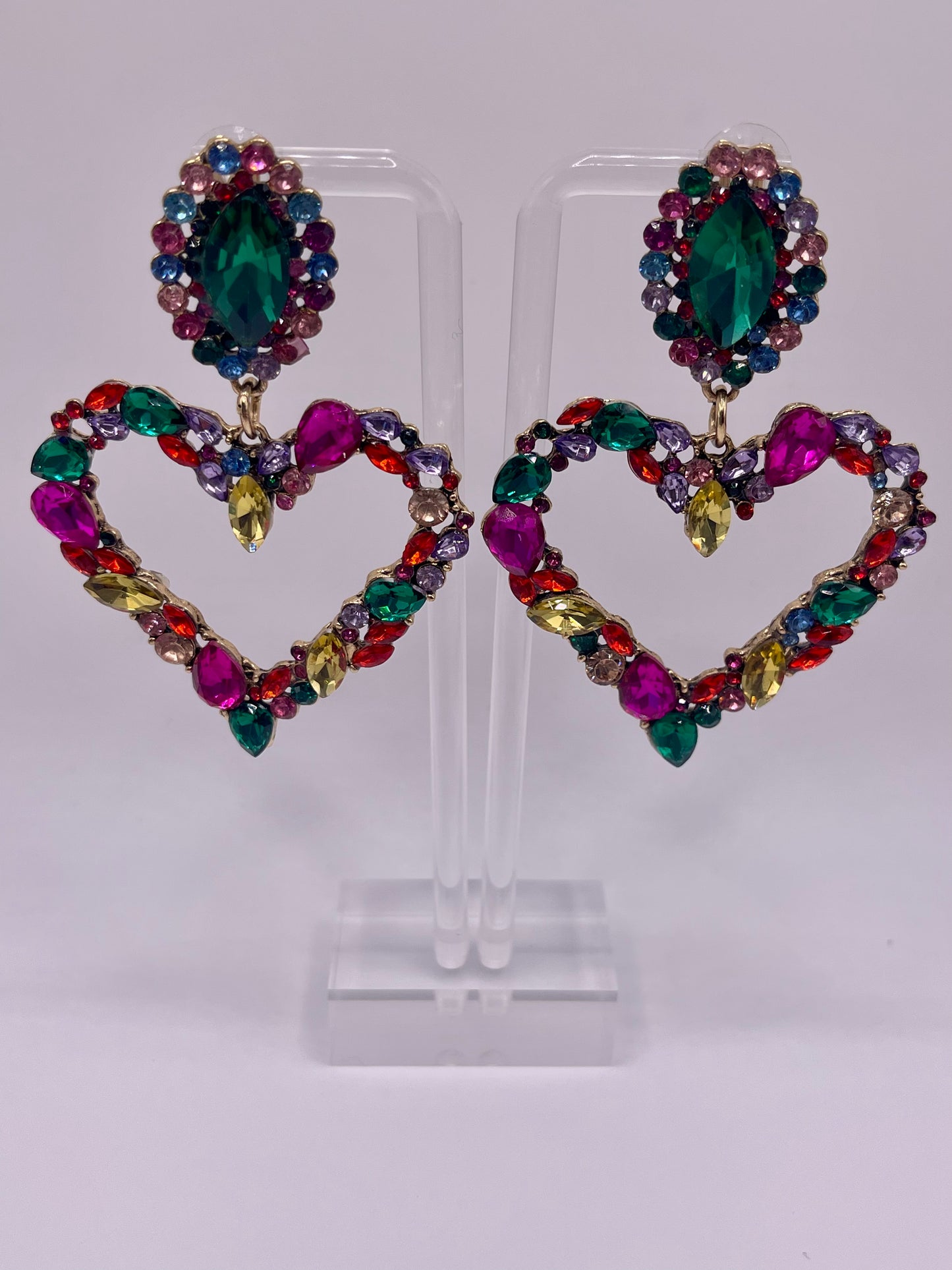 Pretty Heart Drop Earrings