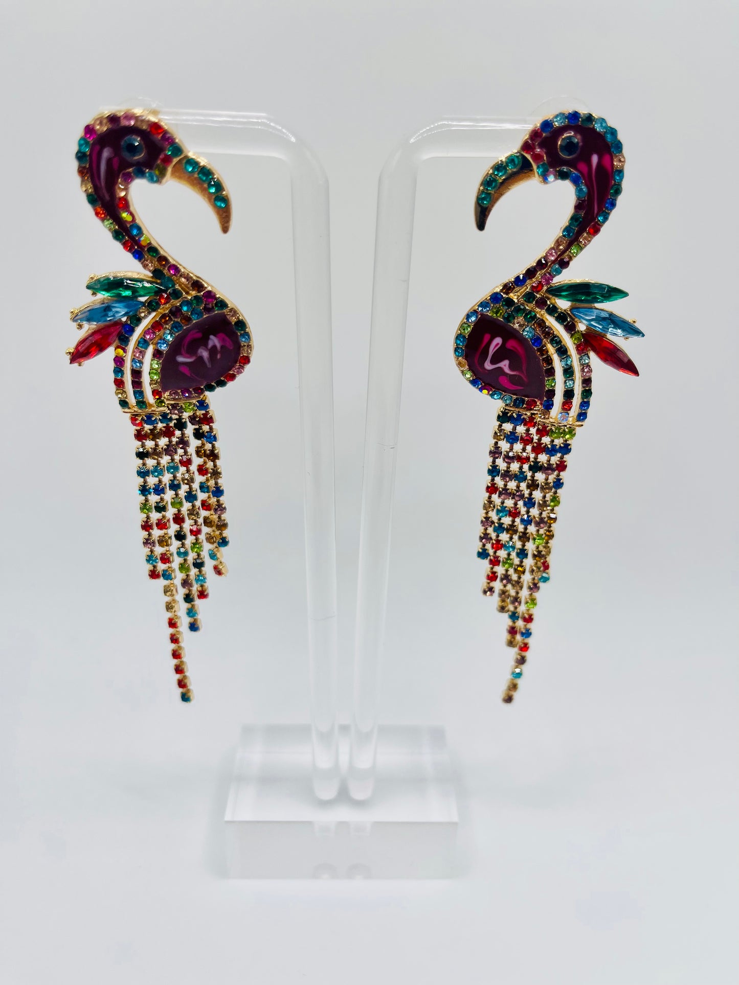 Tropical Paradise Tassel Drop Earrings