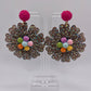 Flower Power Drop Earrings
