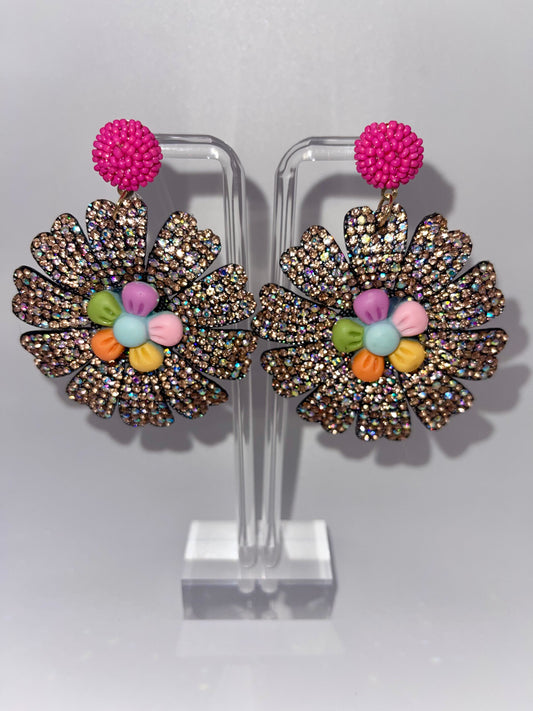 Flower Power Drop Earrings