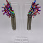 Cuff It Chain Tassel Drop Earrings