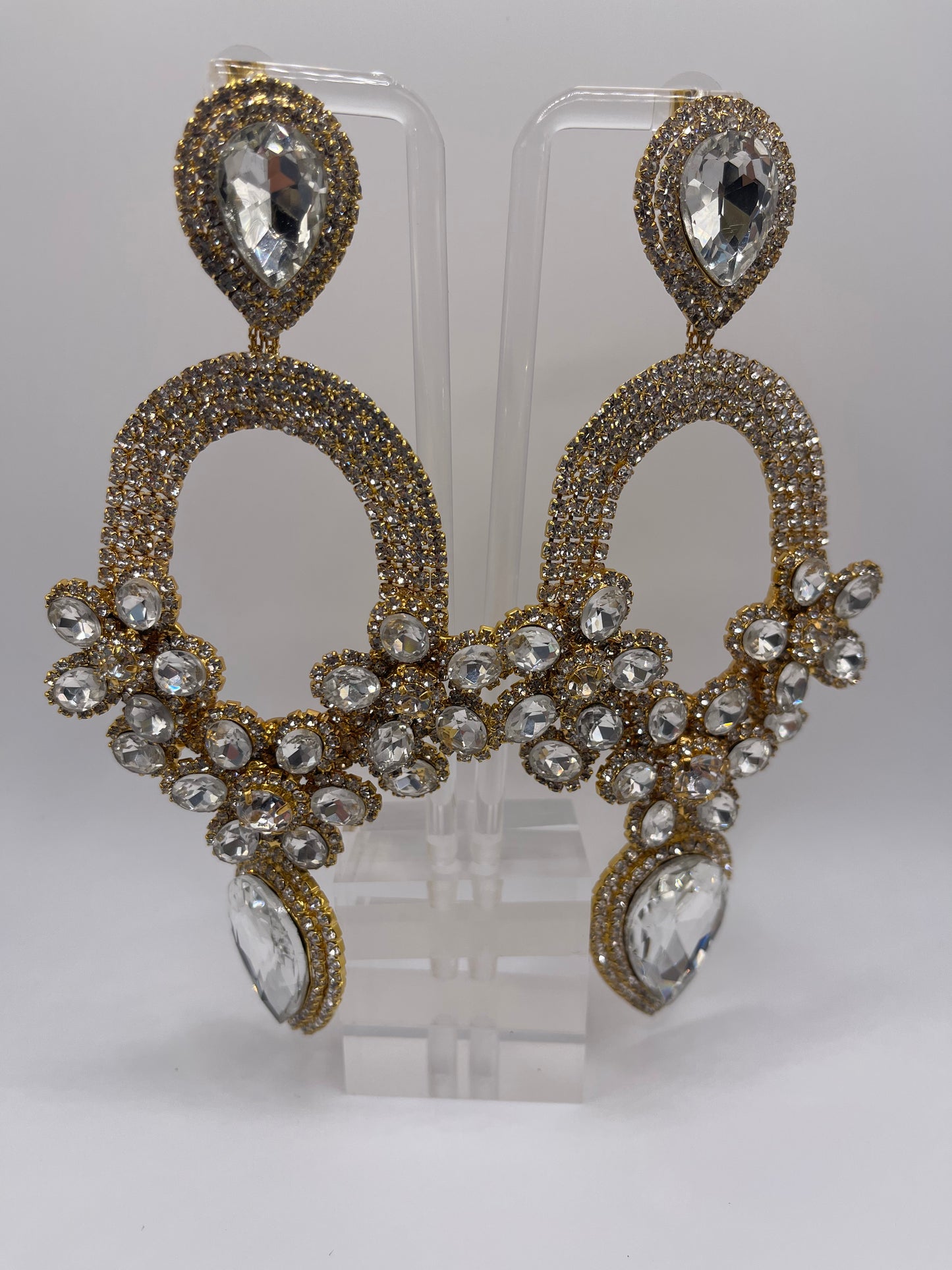 LUXE Cullinan Stone Chandelier Earrings