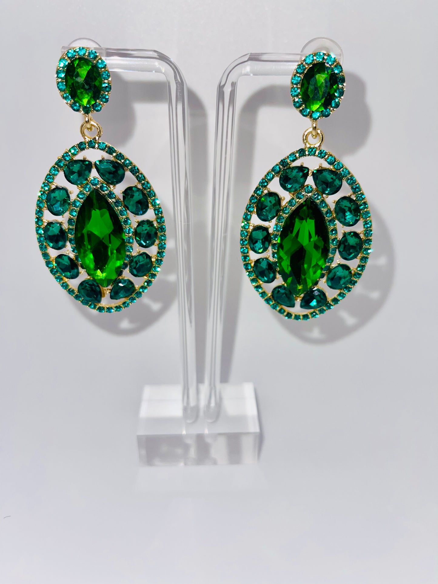 Money Green with Envy Drop Earrings