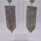 Mint To Be Tassel Drop Earrings