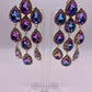 CLIP ON Queen Atargatis Drop Earrings