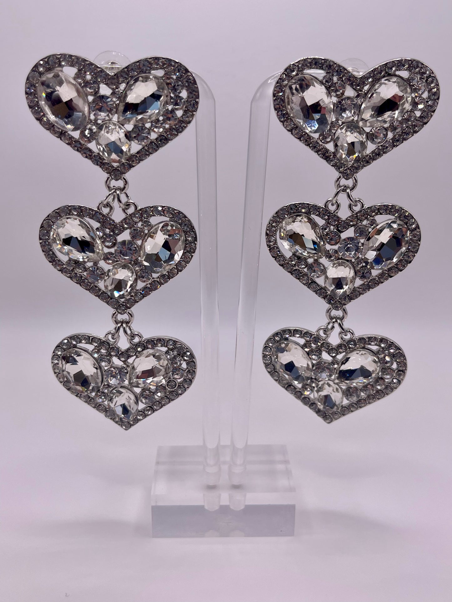 LUXE Queen of Hearts Drop Earrings