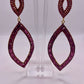 Baker Miller Pink Drop Earrings