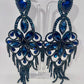 LUXE Crystal Dreamcatcher Chandelier Earrings