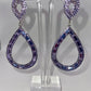 Lavish Lavender Icy Drop Earrings