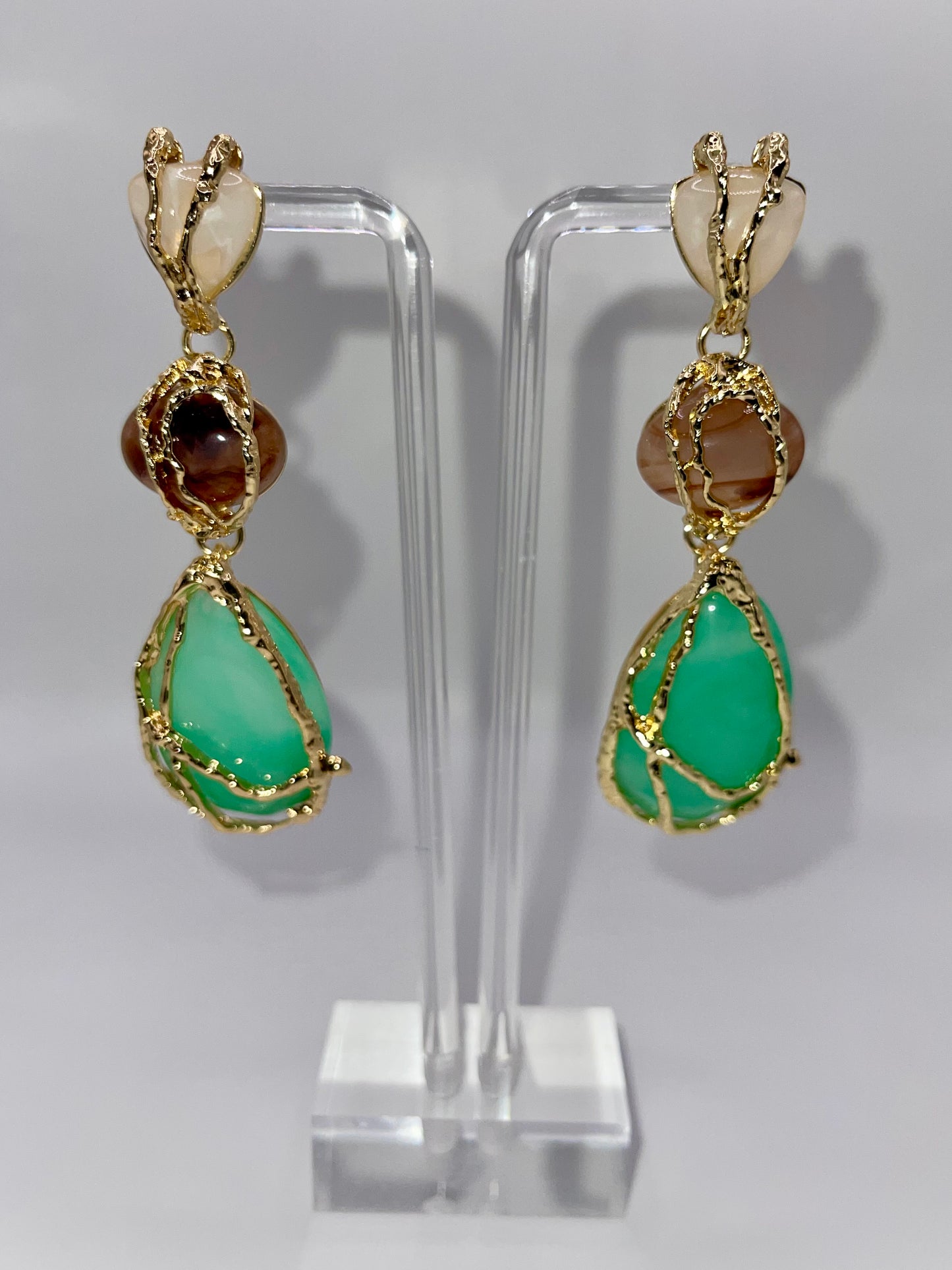 Jaded Drop Earrings