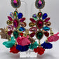 LUXE Clip On Petal Pusher Drop Earrings