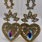 LUXE Le Grande Dame Heart Drop Earrings