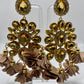 LUXE Clip On Petal Pusher Drop Earrings