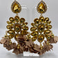 LUXE Clip On Petal Pusher Drop Earrings