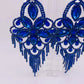 LUXE Give Them The Blues Dreamcatcher Chandelier Earrings