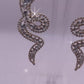 Snake Charmer Crystal Drop Earrings