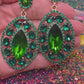 Money Green with Envy Drop Earrings