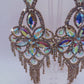 LUXE Crystal Dreamcatcher Chandelier Earrings