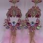 LUXE Showstopper Feather Tassel Drop Earrings