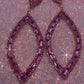 Baker Miller Pink Drop Earrings